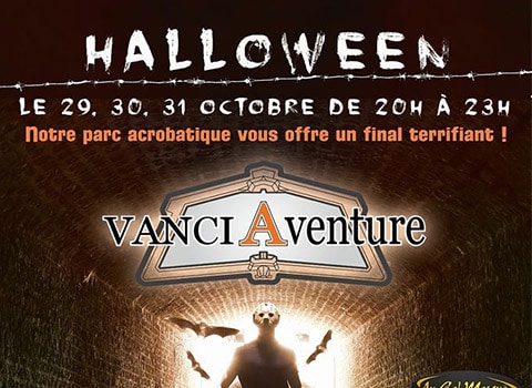 affiche halloween 2016 parc vanciaventure