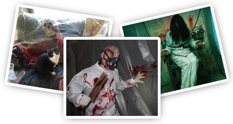 trois photos de monstres halloween vanciaventure
