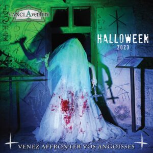 circuit halloween dans un ancien fort au nord de lyon