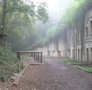 fort de vancia sous le brouillard d'octobre